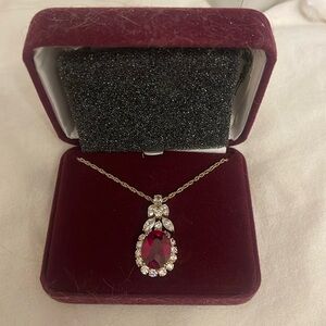 Camrose and Kross Ruby Jacqueline Kennedy Necklace